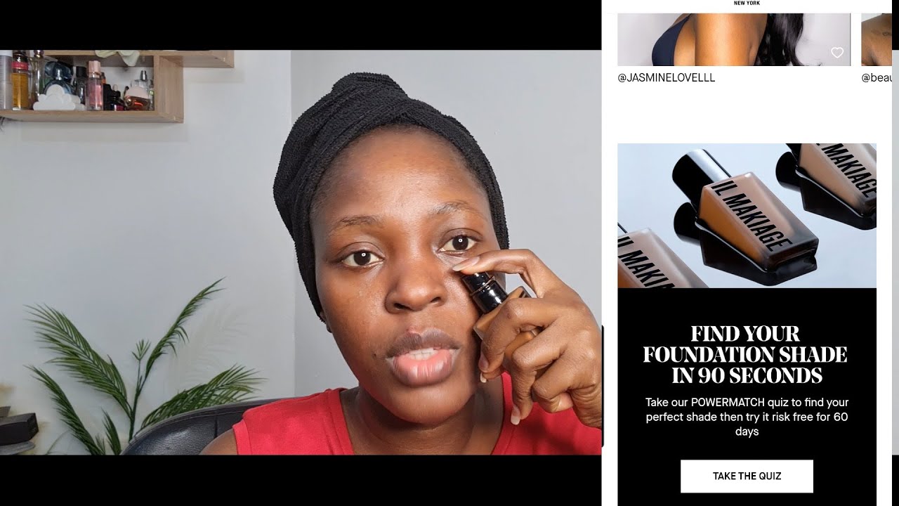 How to get the perfect IL MAKIAGE foundation match | Answering the quiz #wokeuplikethis #ilmakiage