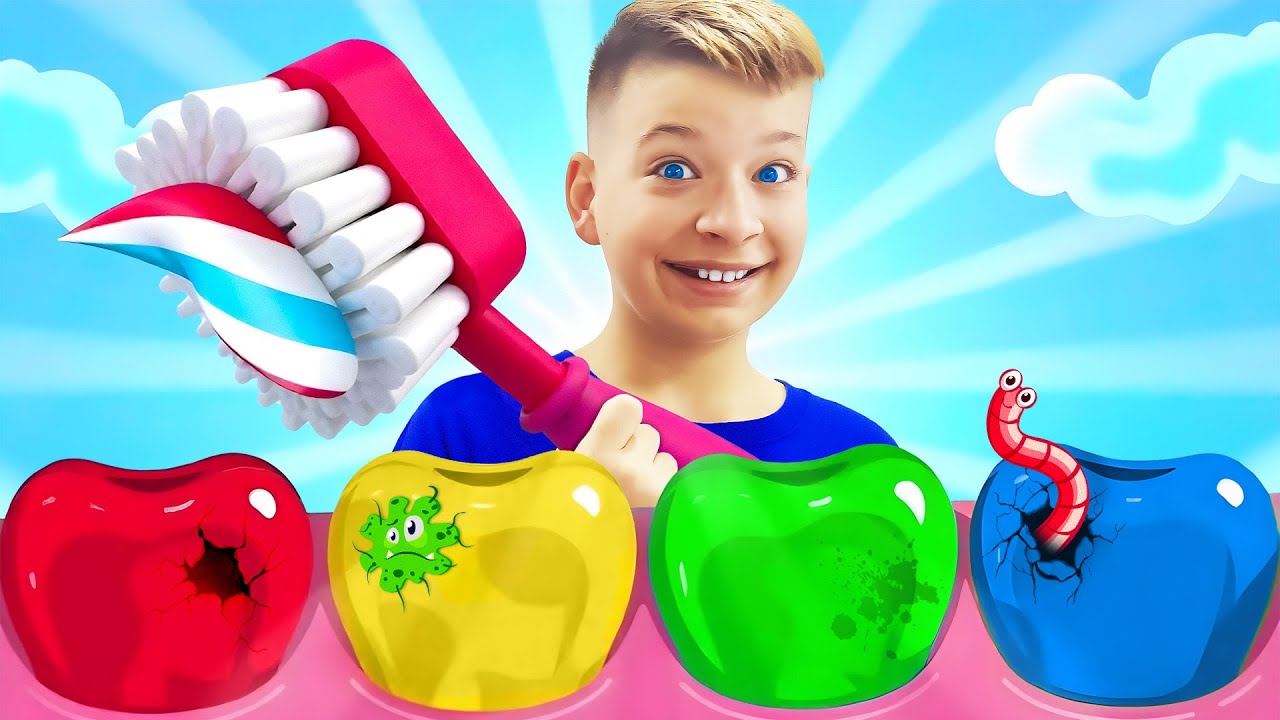 Brush Your Teeth Song | Tooth Brush Song | Doctor Checkup