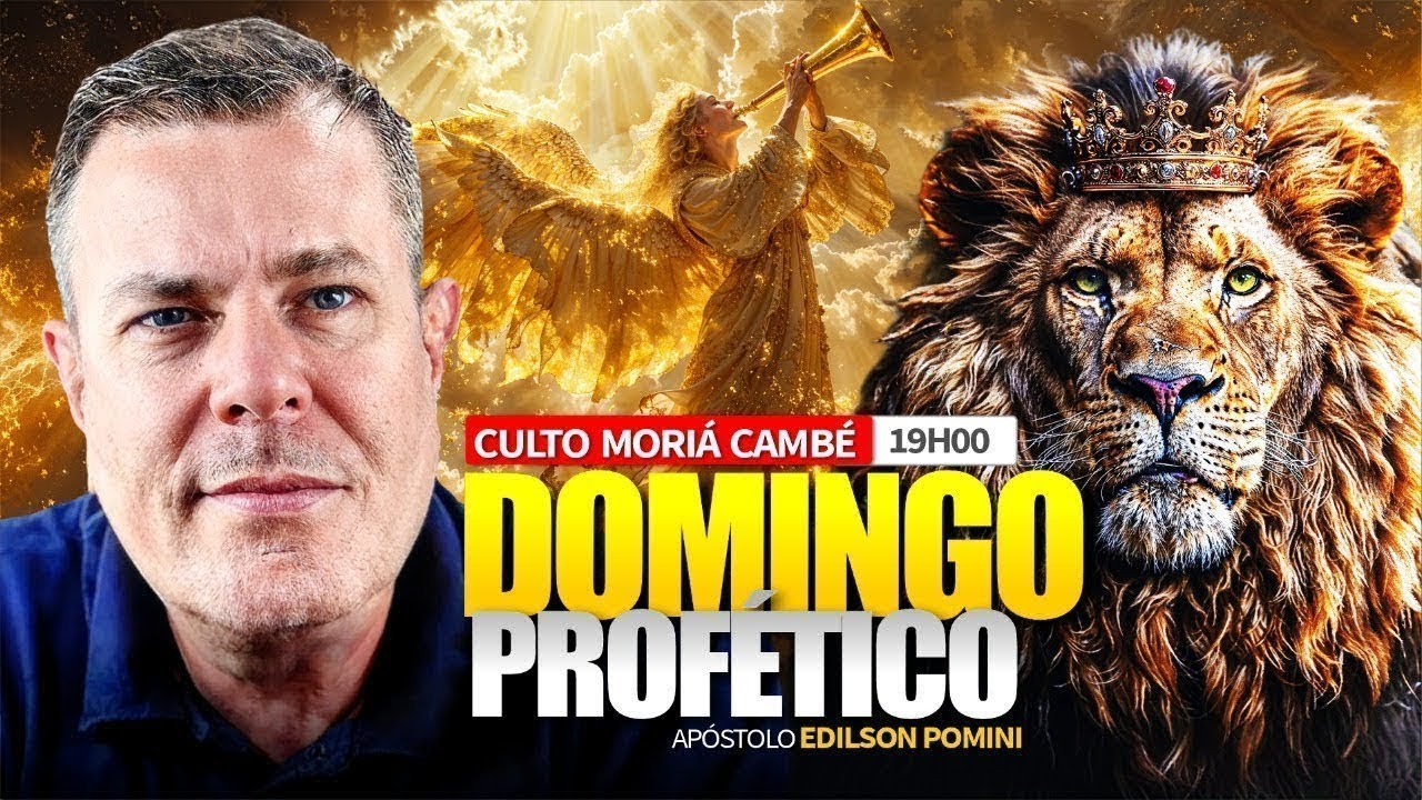 CULTO DOMINGO PROFÉTICO APÓSTOLO EDILSON 18/05/25 SANTA CEIA - SEDE CAMBÉ