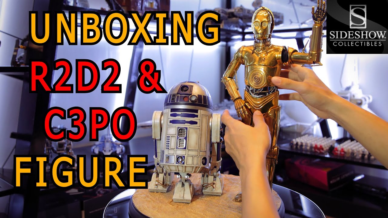 SideShow Unboxing R2D2 & C3PO 1/4 Premium Format Figure