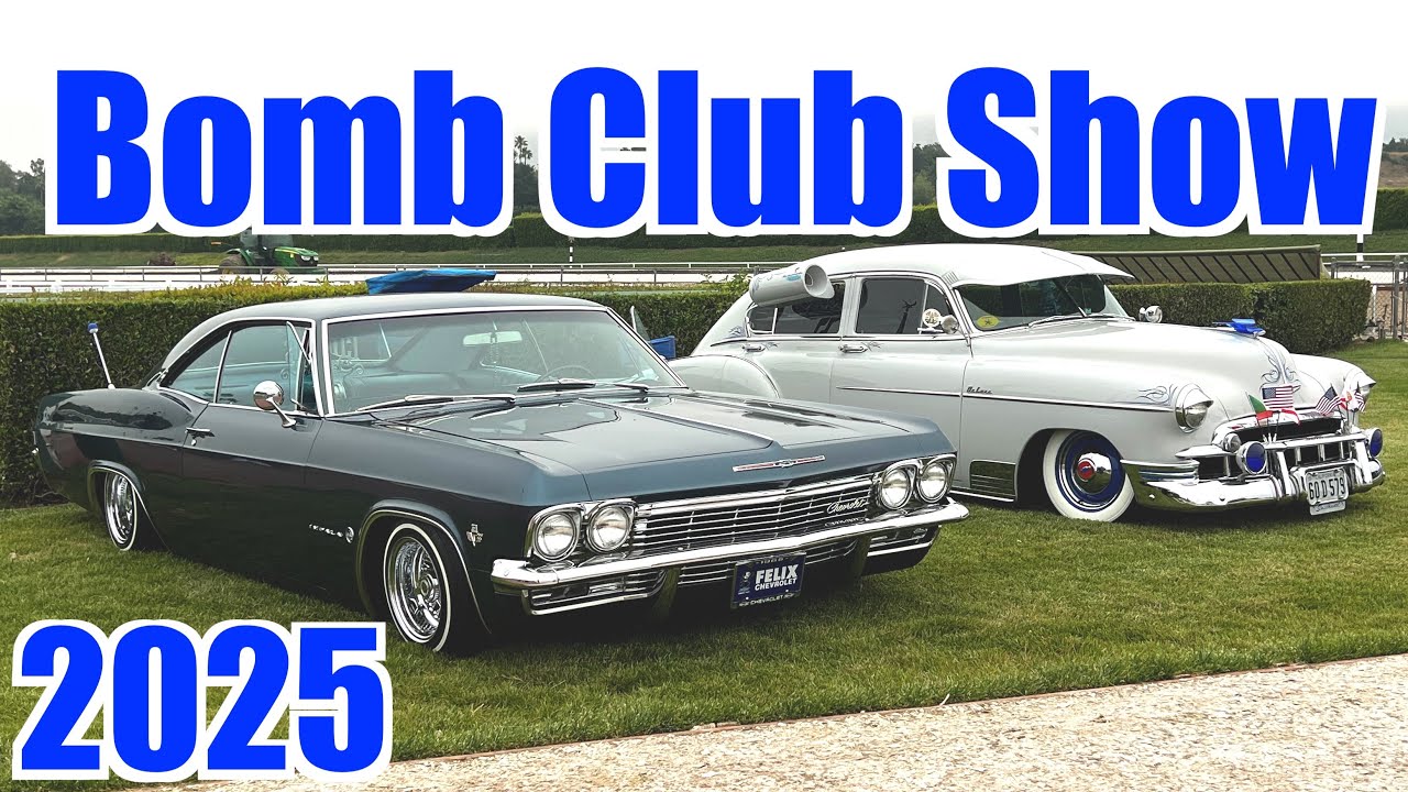 Bomb Club Lowrider Car Show 2025 At Santa Anita Park In Arcadia