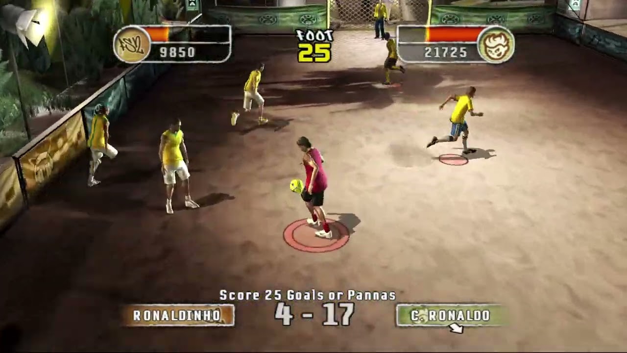 Fifa Street 2 - Gameplay completa (Rule the Street) #09