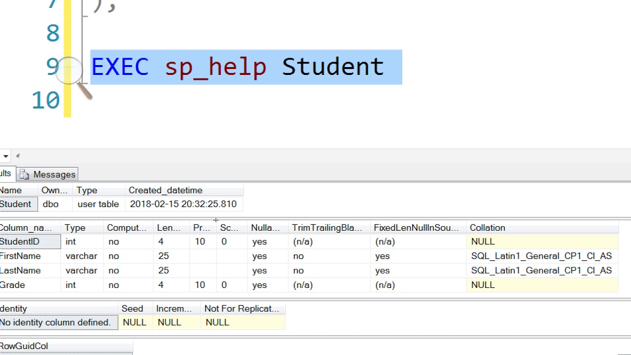 Advanced Databases - Domain, Entity, Referential Constraints (SQL)