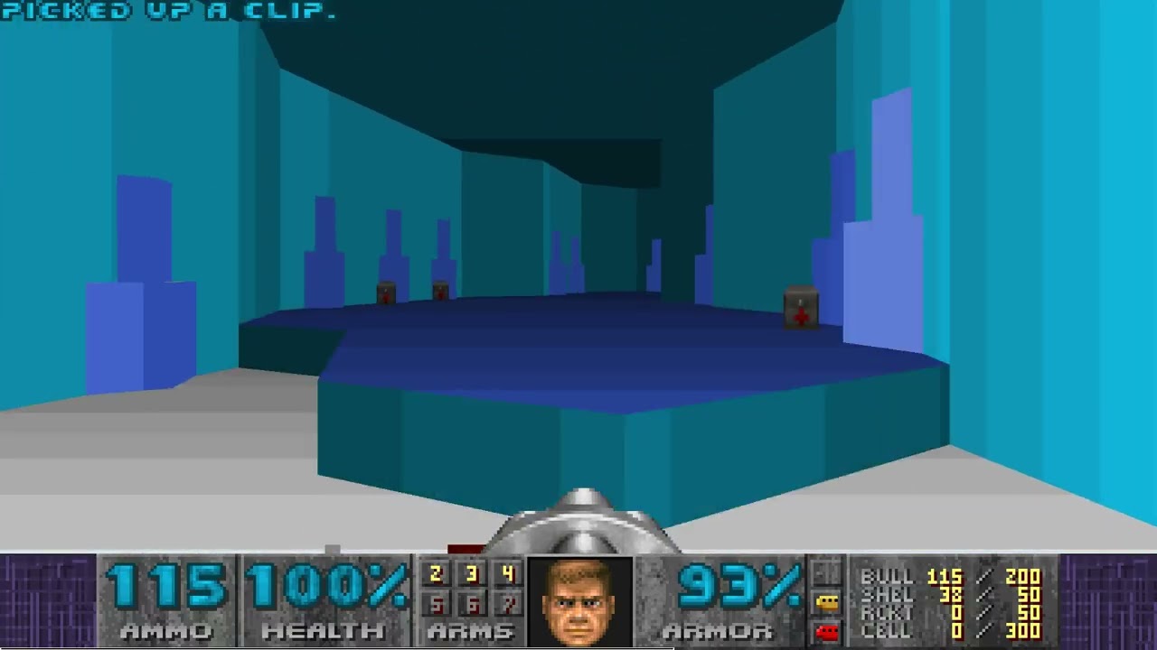 DOOM2 Paint It DOOM Map02 UV Speed in 3:29.09