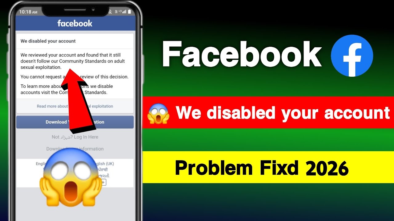 We ve Disabled Your Account How to recover Disabled Facebook Account disabled Account 