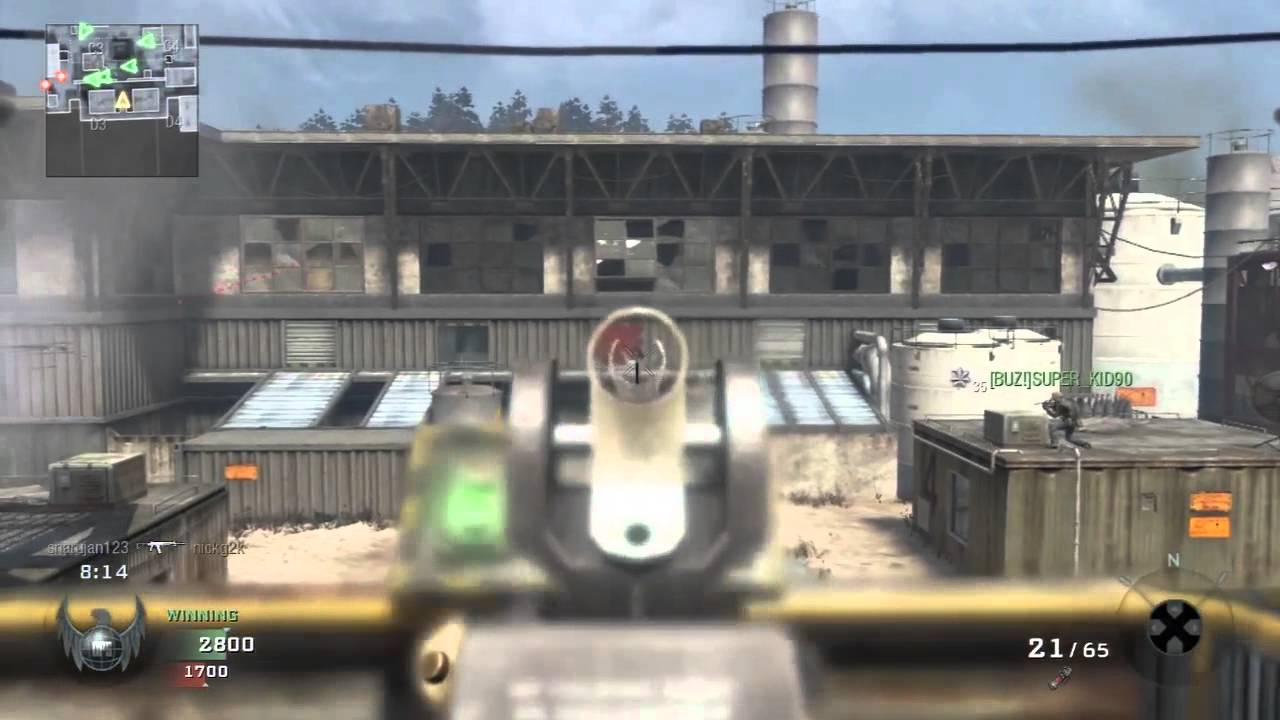 [BO] Team Deathmatch on Radiation : Call of Duty Black Ops Online Multiplayer Gameplay