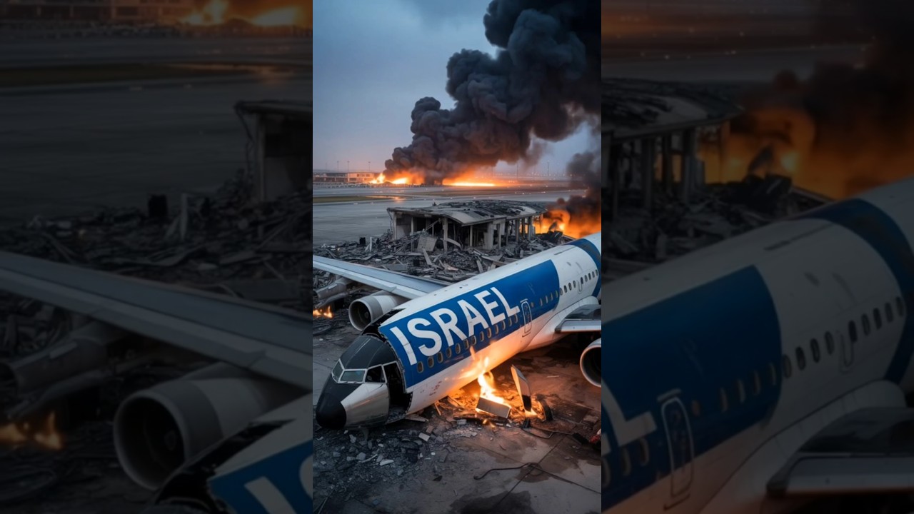 Tel Aviv Airport Destroyed by Iranian Missile &ndash; Iran Launches Massive Strike #iran #israel #short