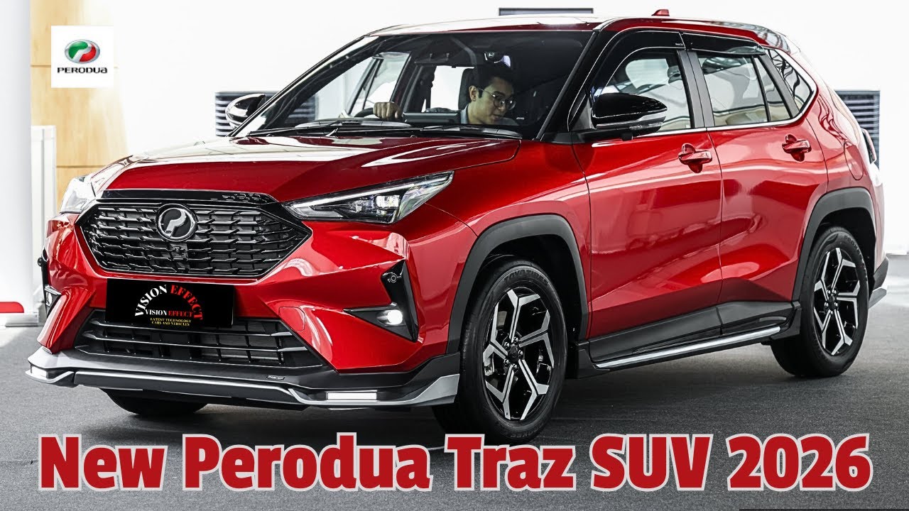 В Малайзии представлена ​​модель Perodua Traz 2026 года: двойник кроссовера Toyota Yaris Cross.