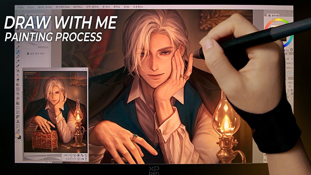 Ищешь что-то?🕯️ [Процесс рисования / Digital Art Process]