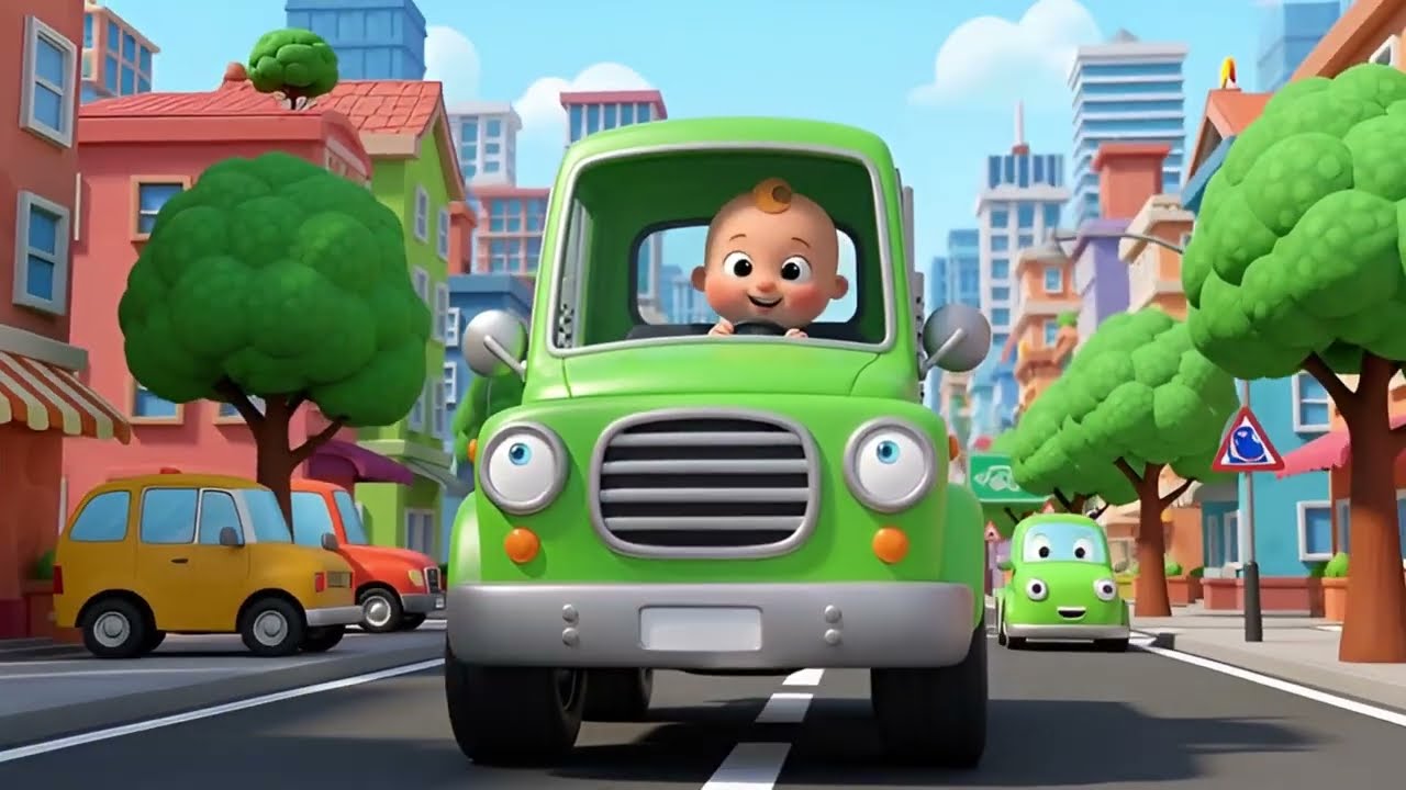 🎵 Busy Road Cars Song 🚗🚦 | Fun Vehicles Song for Kids | Nursery Rhymes & Baby Songs