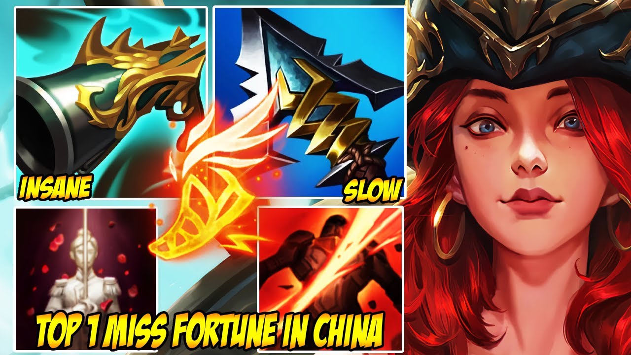 WILD RIFT CHINA TOP 1 MISS FORTUNE - THE BEST BUILD AND RUNES (INSANE DAMAGE)