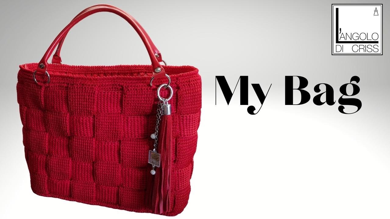 Borsa all'uncinetto tunisino 