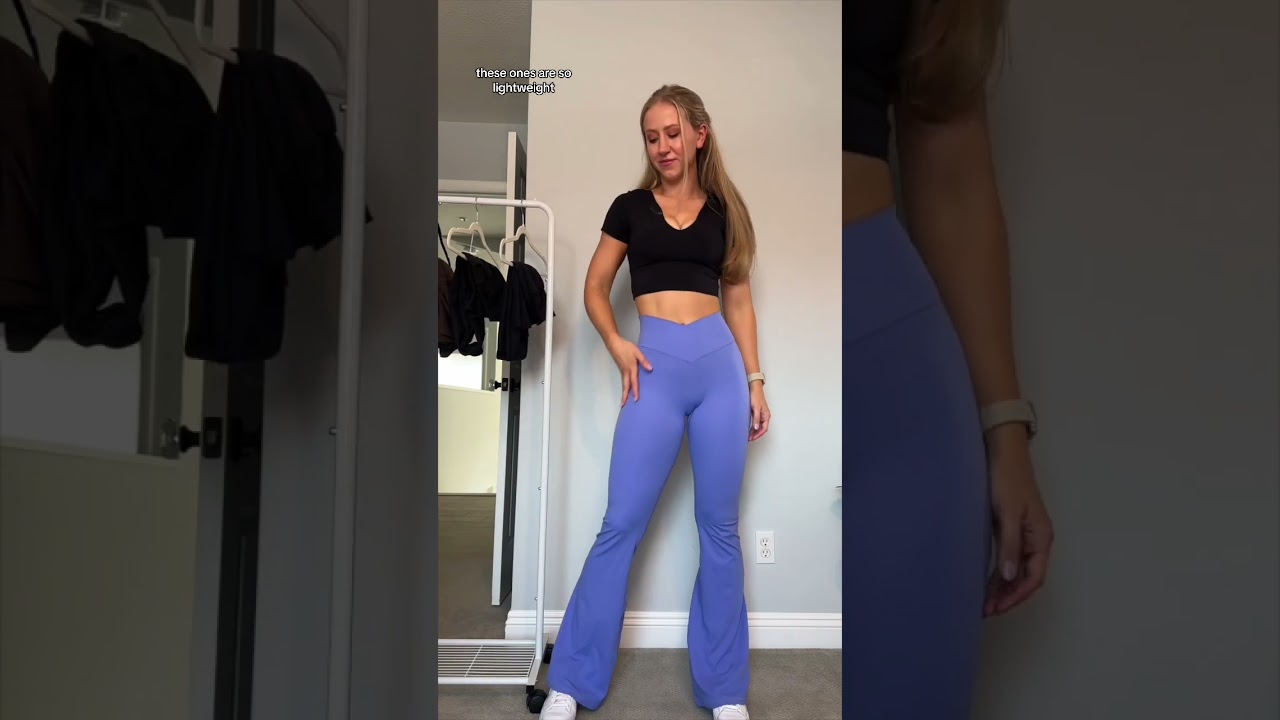 Best flare leggings with no front seam