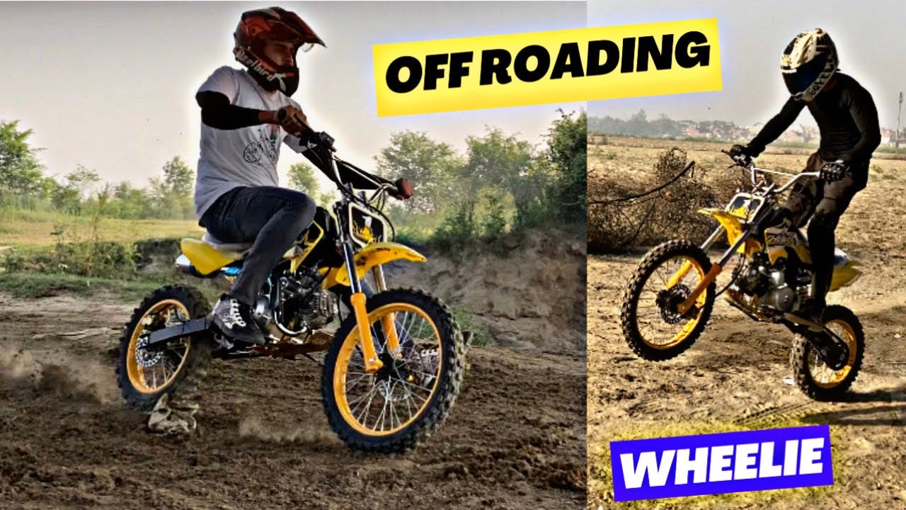 125cc Dirt Bike se Kari Off Roading😍| First Day On Motocross Track 2023 | @santoshbishnoi