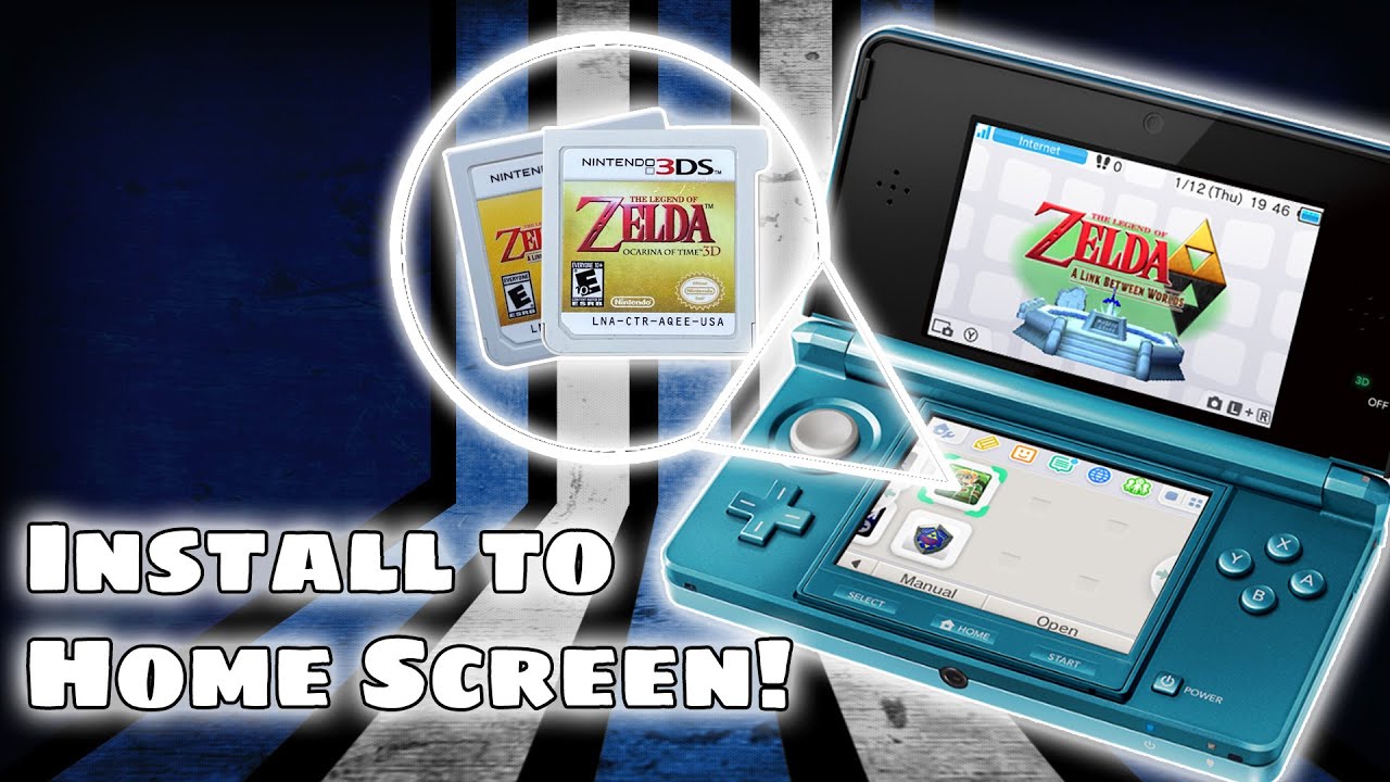 Как создать резервную копию и запустить игры для 3DS с главного экрана