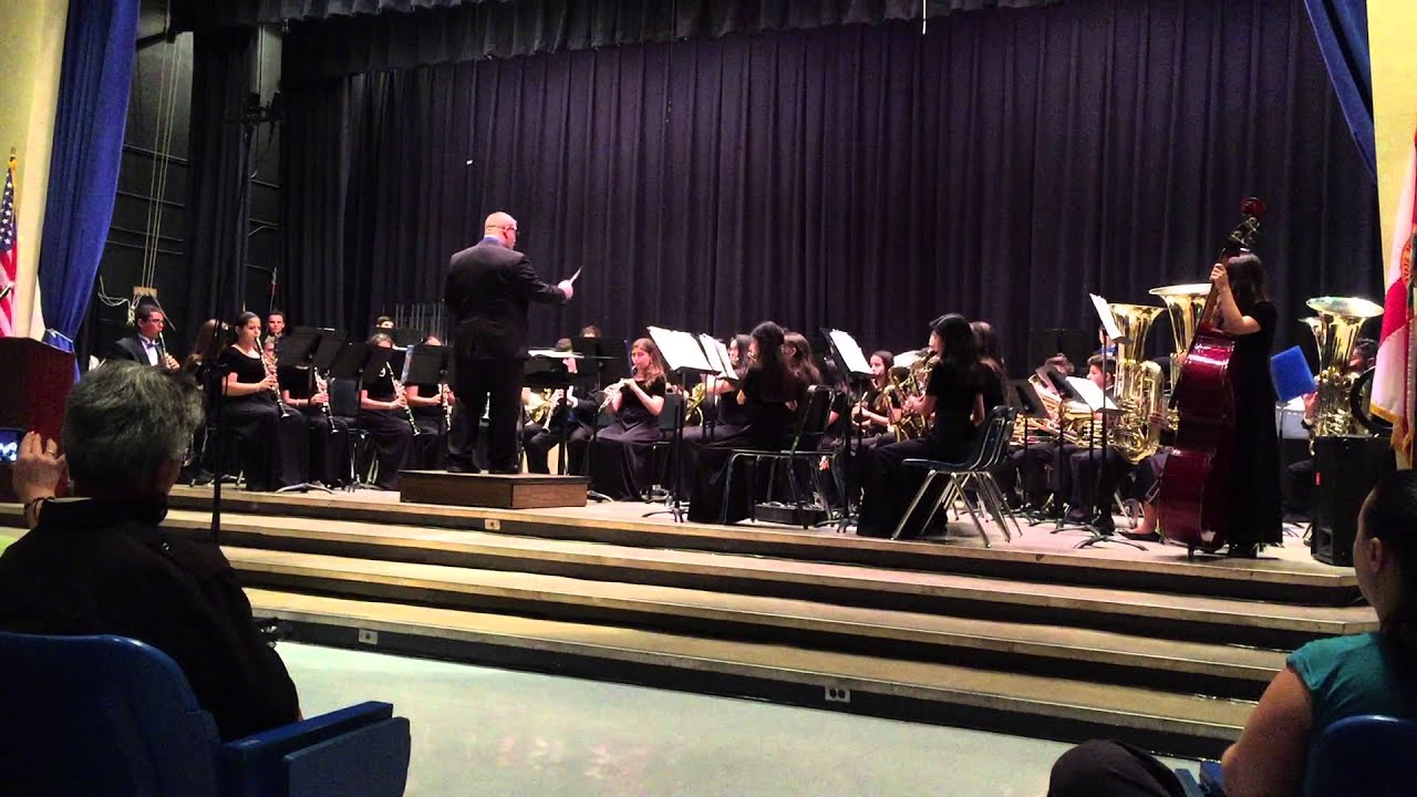 Glades Middle School Wind Symphony Mustangs Spirit of the West March 2015