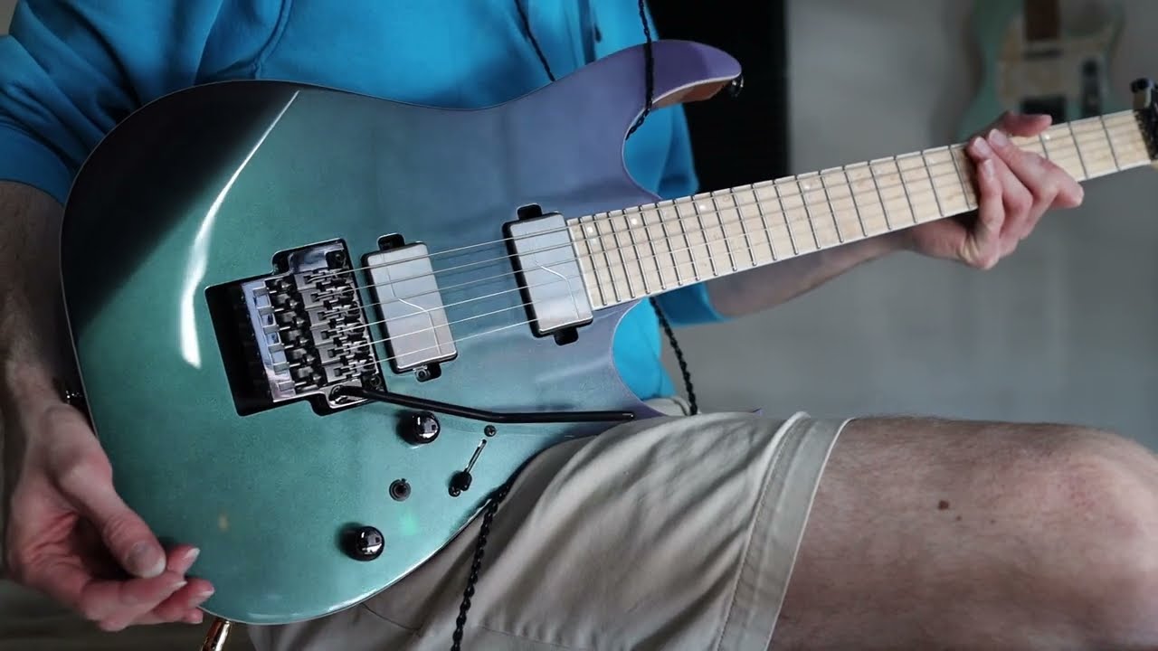 I bought an Ibanez RG5120M Polar Lights (light distortion demo)