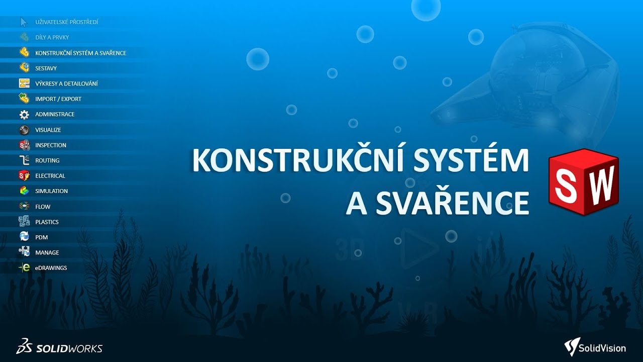 Novinky SOLIDWORKS 2022 - Konstrukční systém a svařence