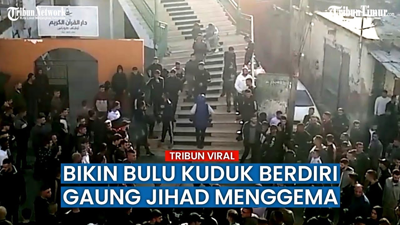 Merinding! Gaung Jihad di Masjid Palestina Menggema saat Tembakan Israel Berdatangan