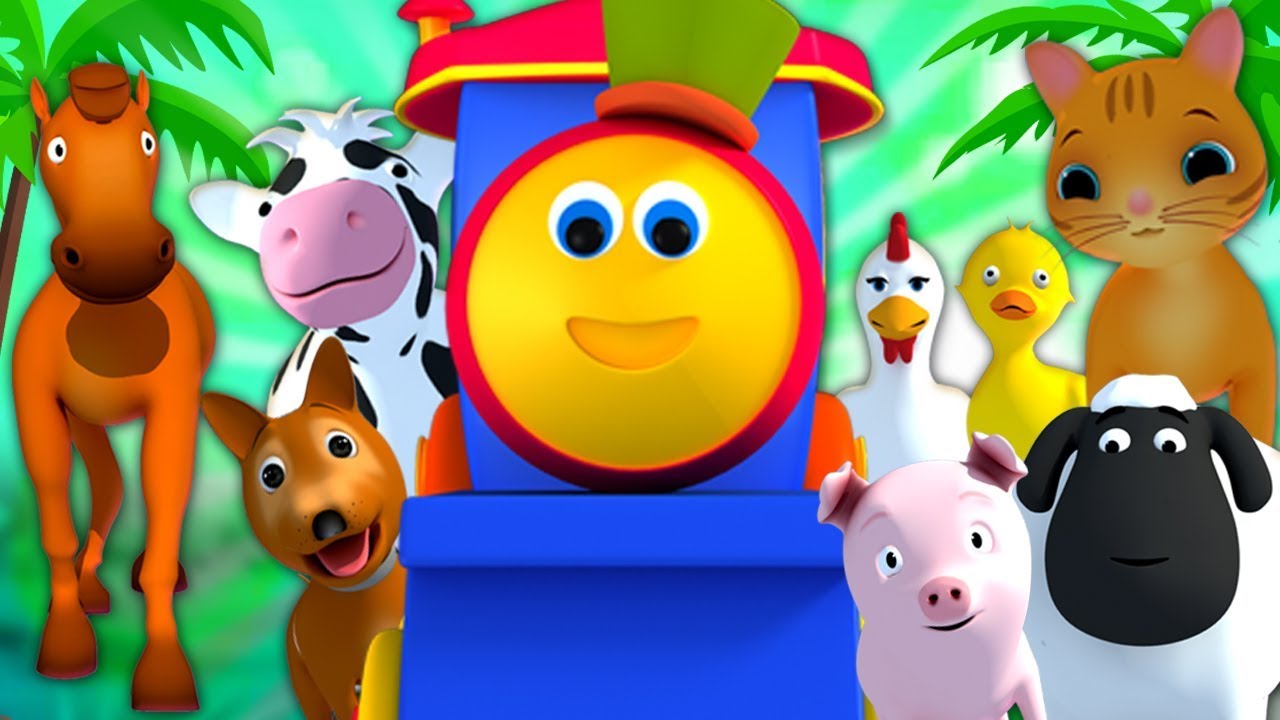 بوب القطار | زيارة مزرعة | Animal Sound | Bob Train Farm Visit