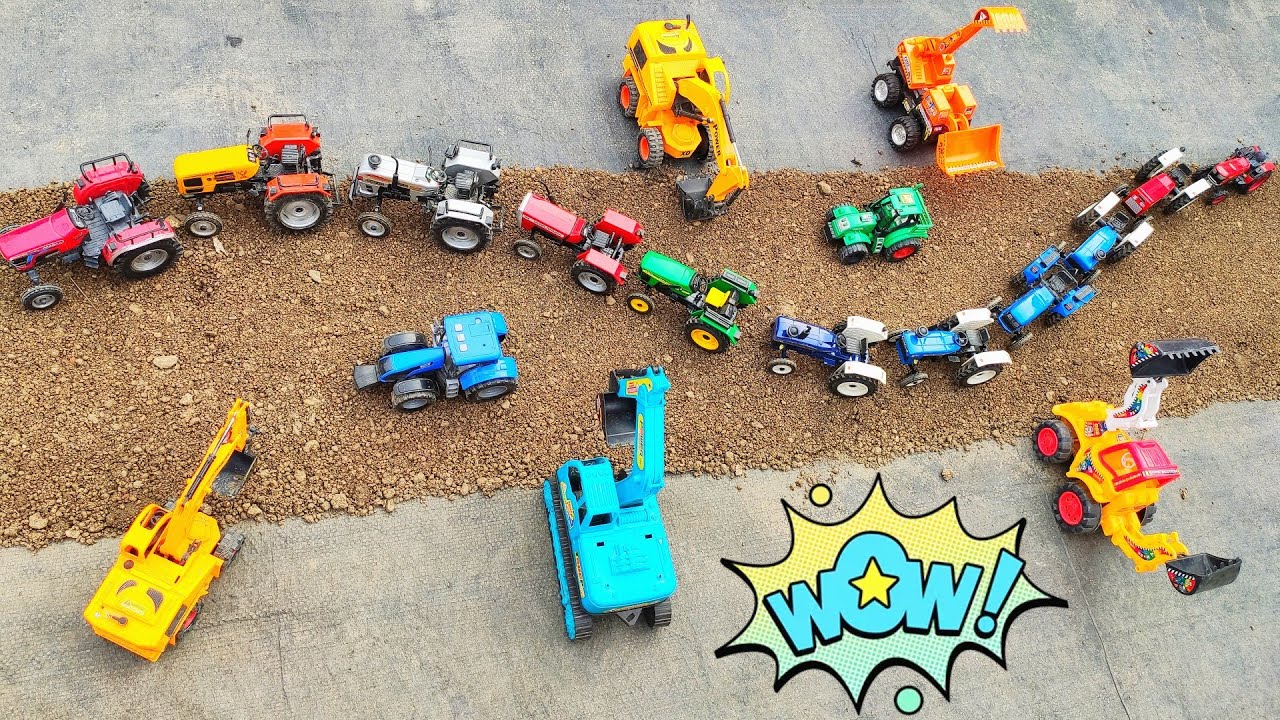 Farmer Tractor Rally 🔥 All Company Tractors Rally Video 🔥 Kids Tractors Rally Video 🔥 ट्रैक्टर रैली