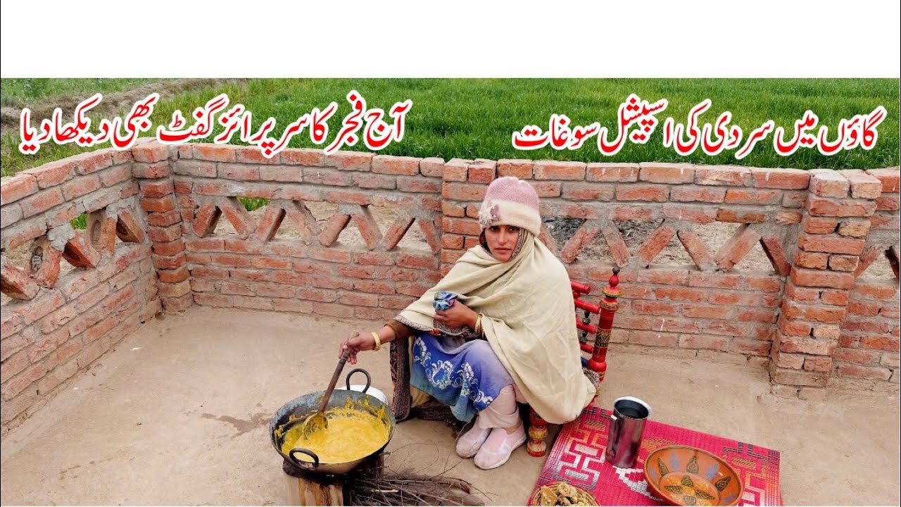 Goan Main Sardi Ki Special Soughat I Fajar Ka Surprise Gift Opening I Happy Joint Family