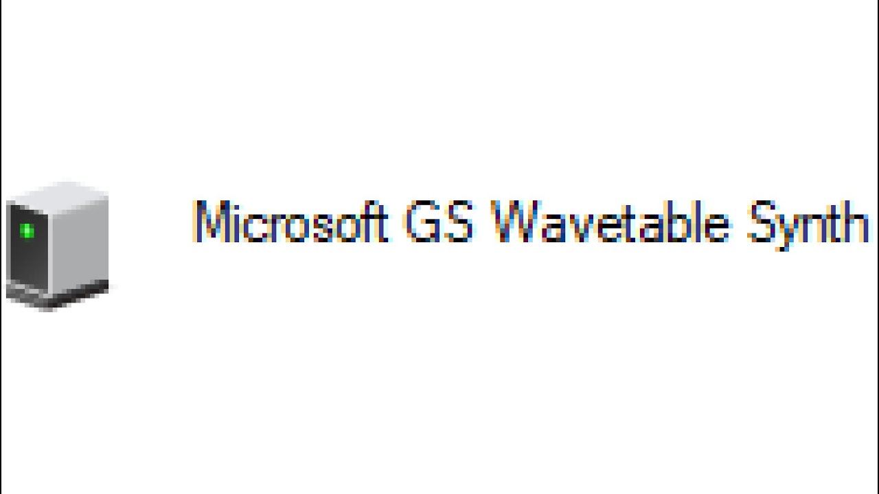 MICROSOFT GS WAVETABLE SYNTH