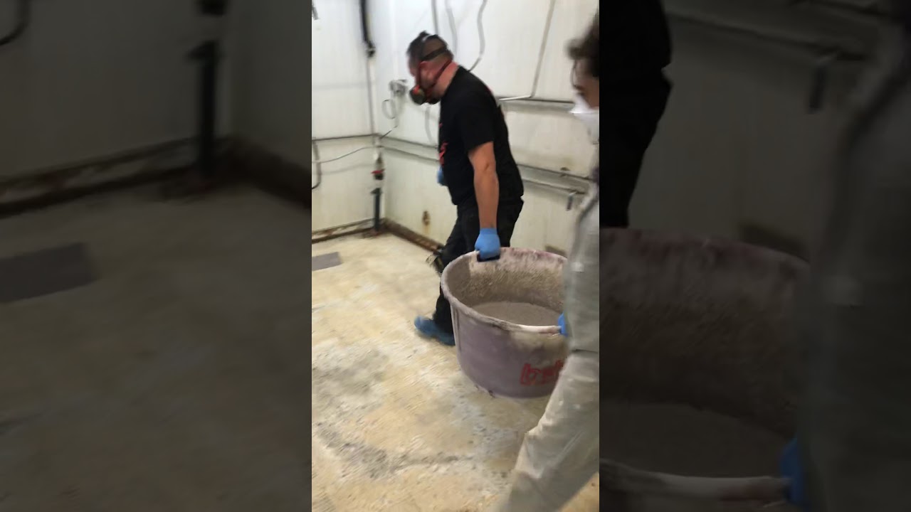Mise en œuvre d’un mortier Flowfresh HF Flowcrete
