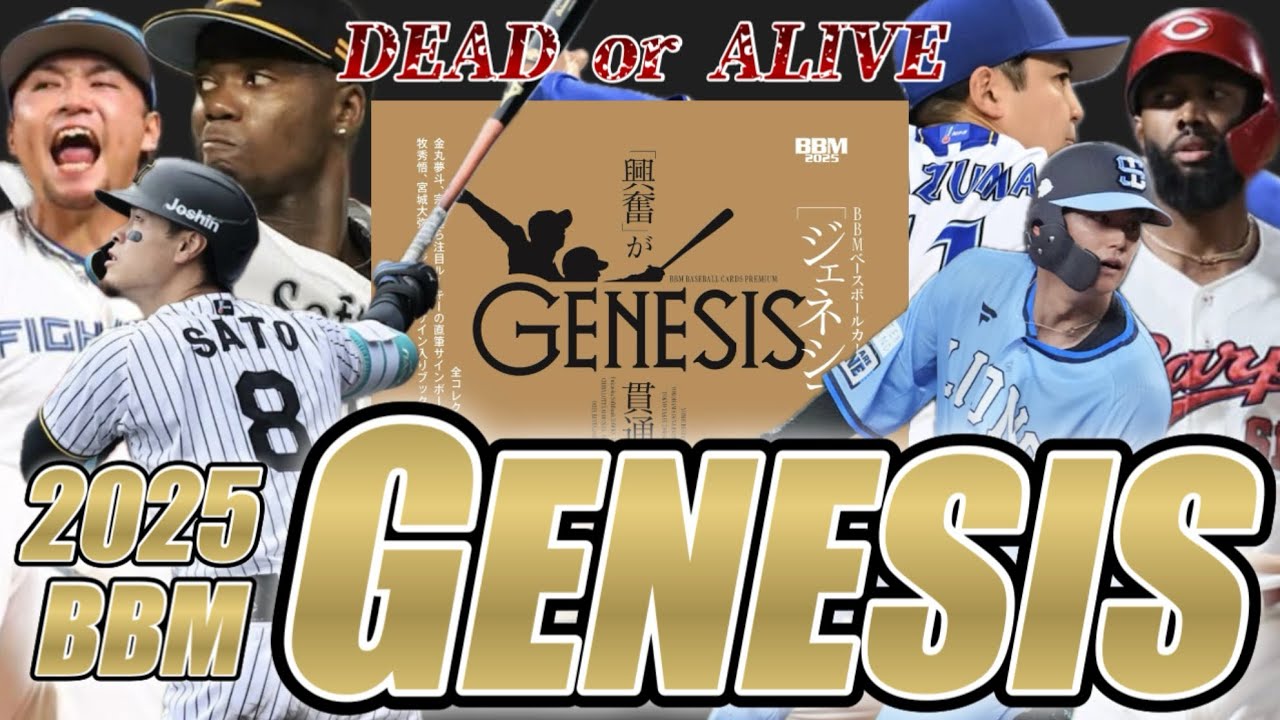 終わりなき旅、ジェネシス。【2025 BBM GENESIS 開封動画】