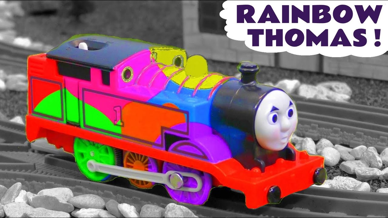 Thomas & Friends Rainbow Thomas Toy Train Magic Story