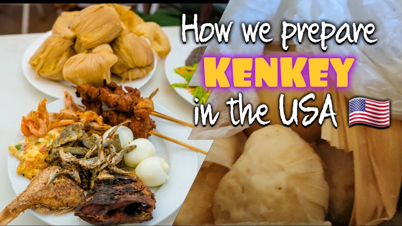 How we prepare KENKEY in the USA || Authentic Ghana Food - Eat With The Kinng