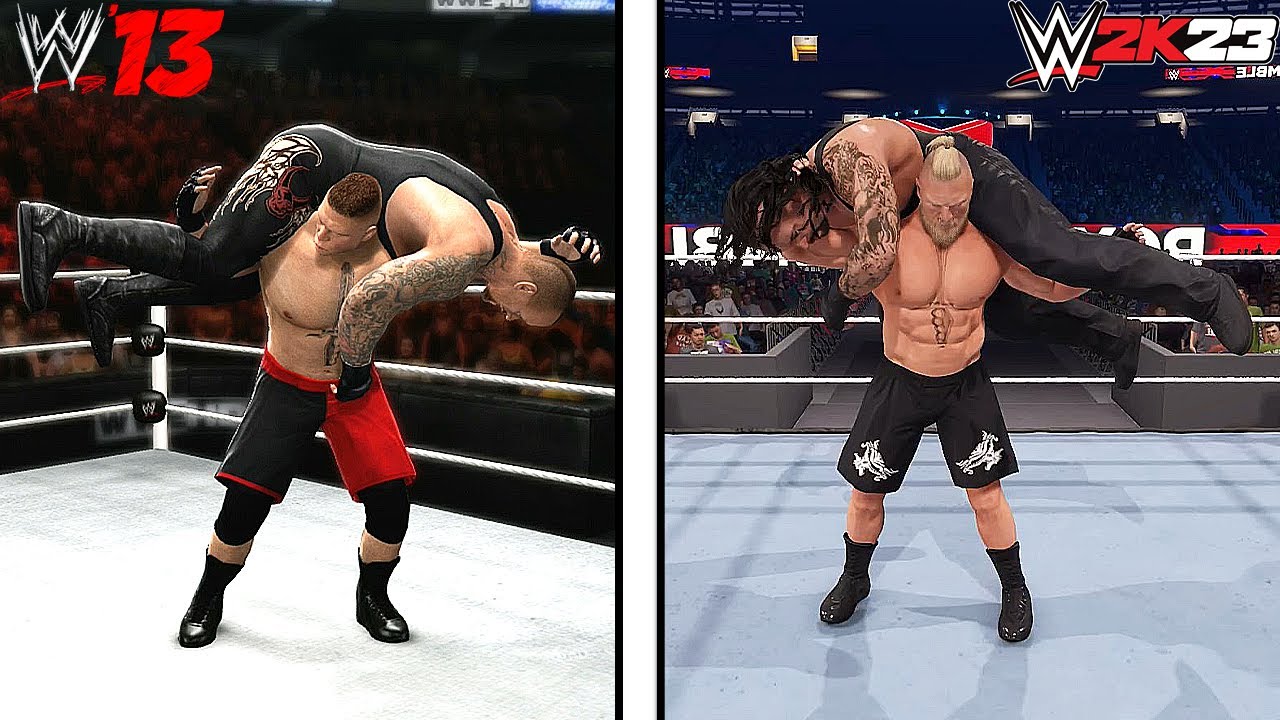 WWE 13 Vs WWE 2K23 (Finishers Comparison) !!!
