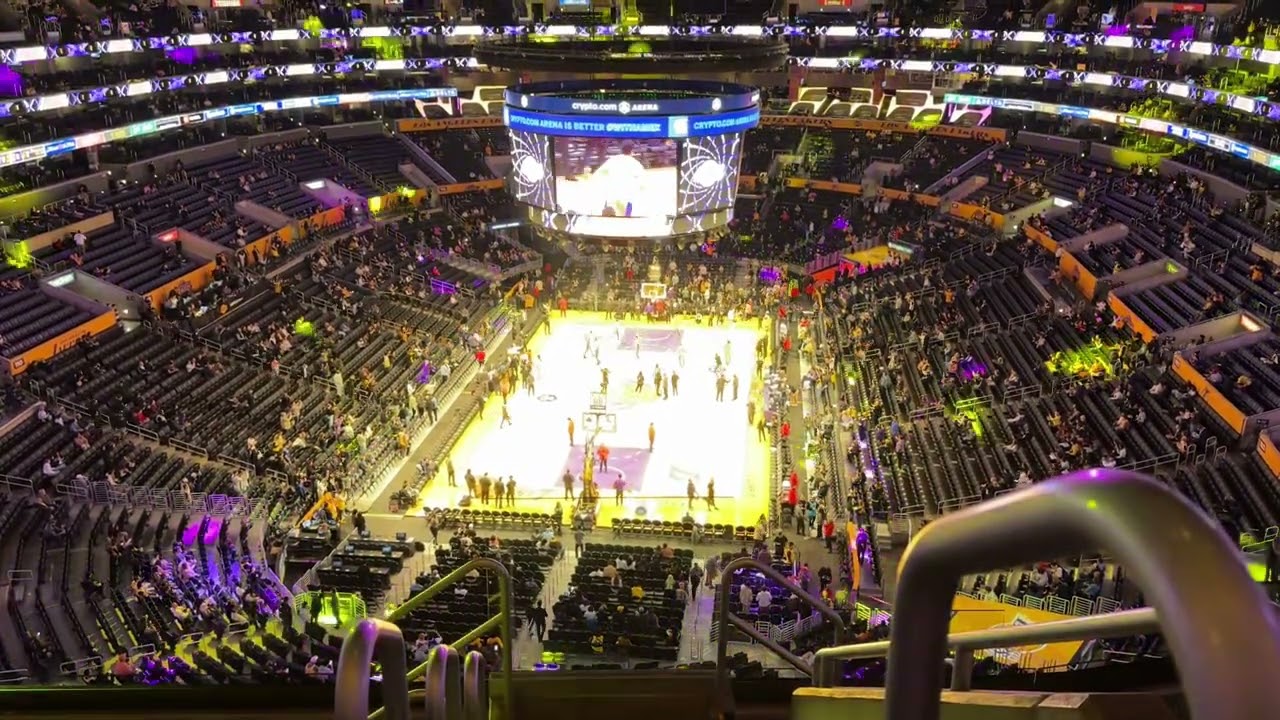 Section 309 view Crypto.com arena (LA Lakers game)