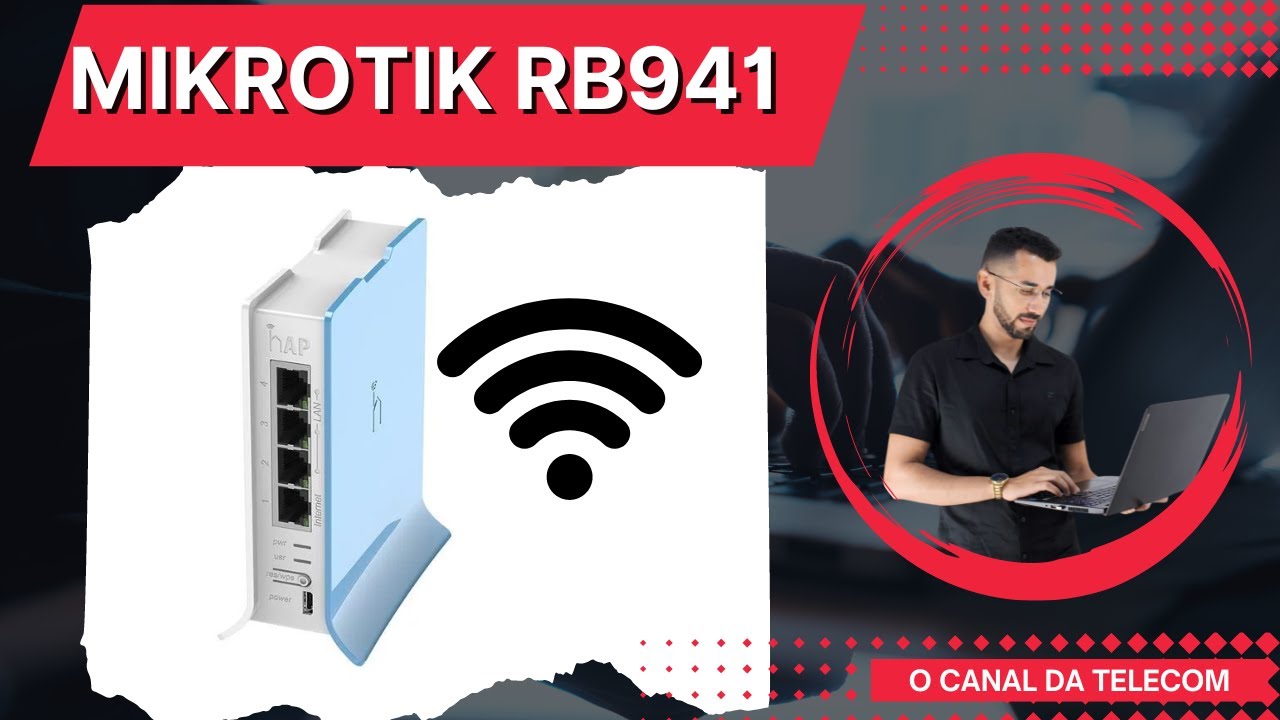 Comprei o Mikrotik Hap Lite Rb941 - Unboxing