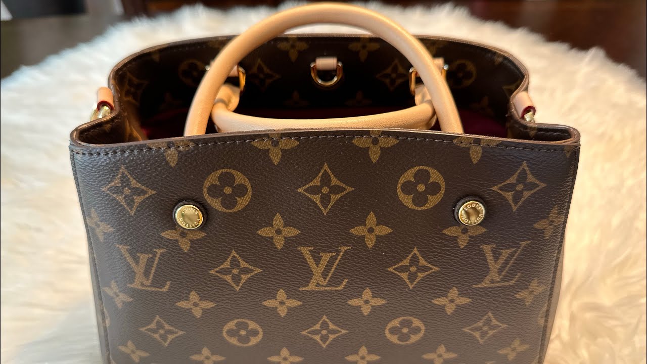 LOUIS VUITTON LV Montaigne BB Monogram Bag Unboxing #LV #louisvuitton #montaigne #asmr #luxury