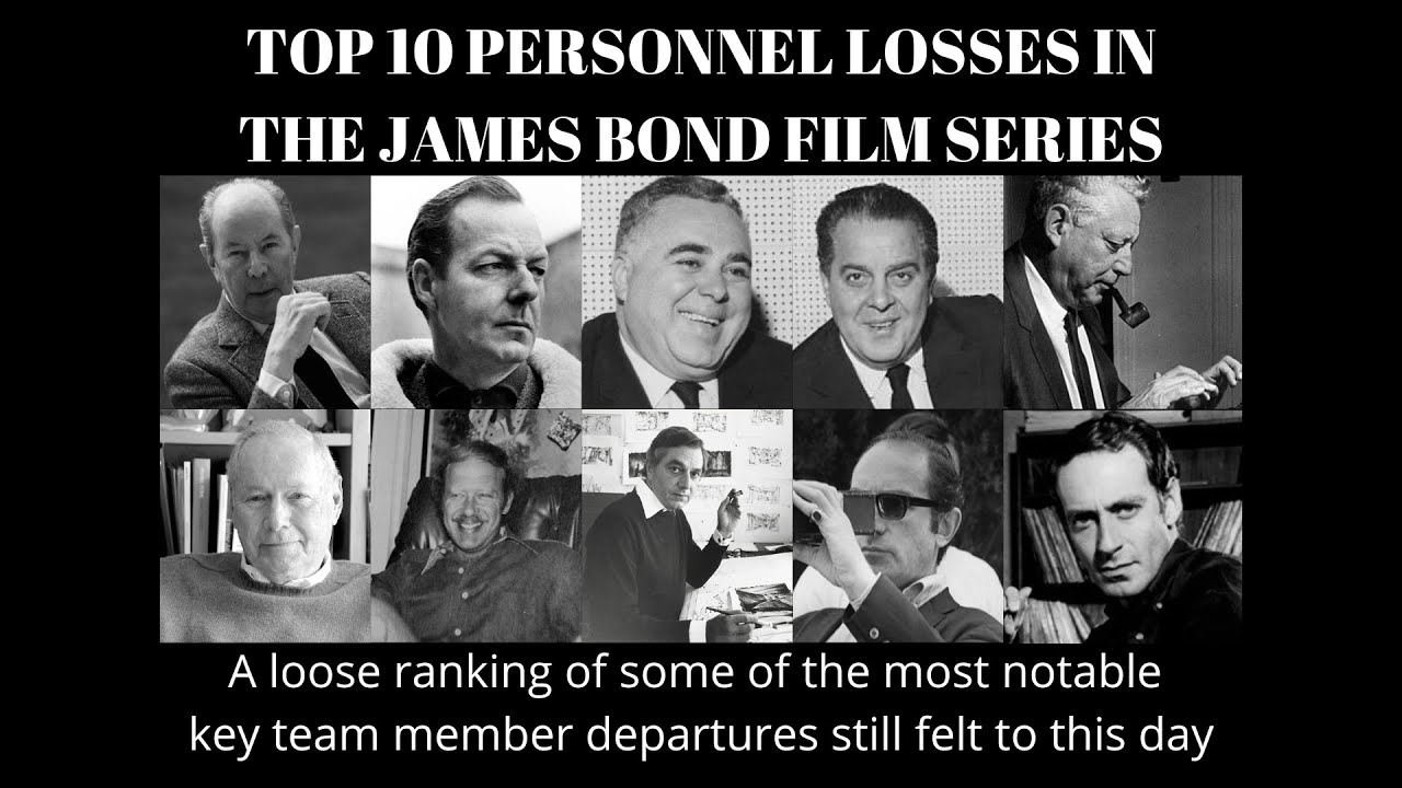 Top 10 Personnel Losses in the James Bond Film Series