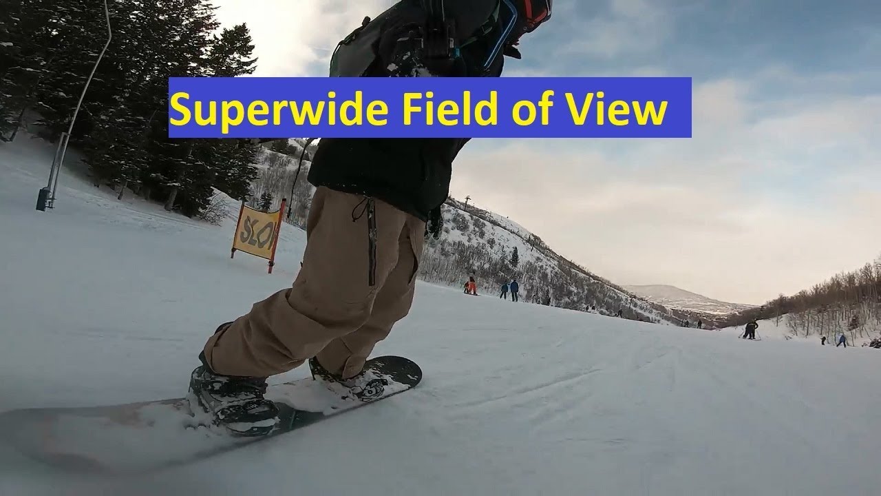 GoPro 7 Superwide vs Wide Field of View