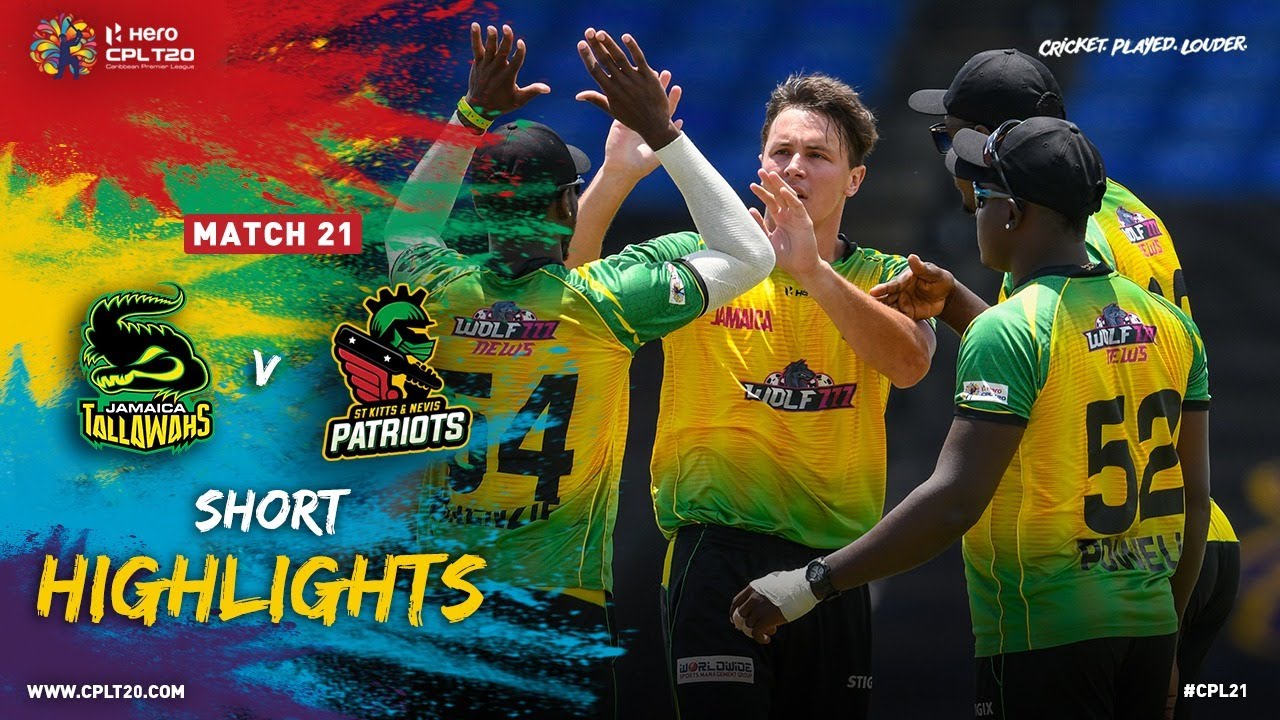 Highlights | St Kitts and Nevis Patriots vs Jamaica Tallawahs | CPL 2021