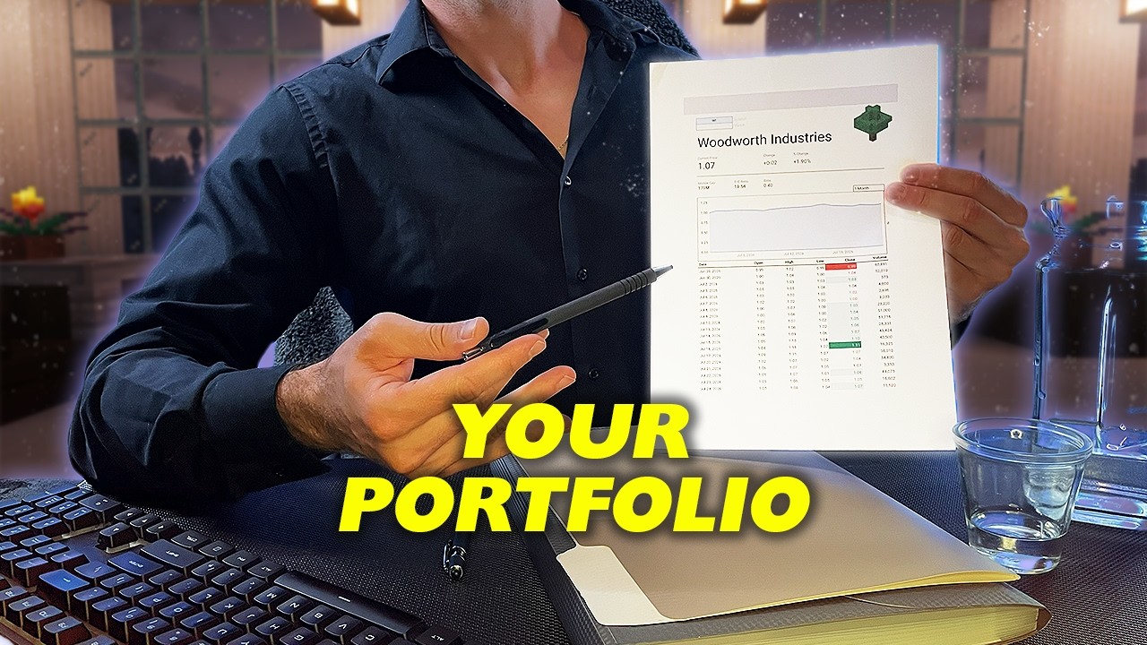 Minecraft Financial Advisor Helps You Invest Emeralds | ASMR Roleplay