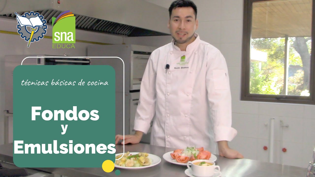 Técnicas Básicas de Cocina: Fondos y Emulsiones