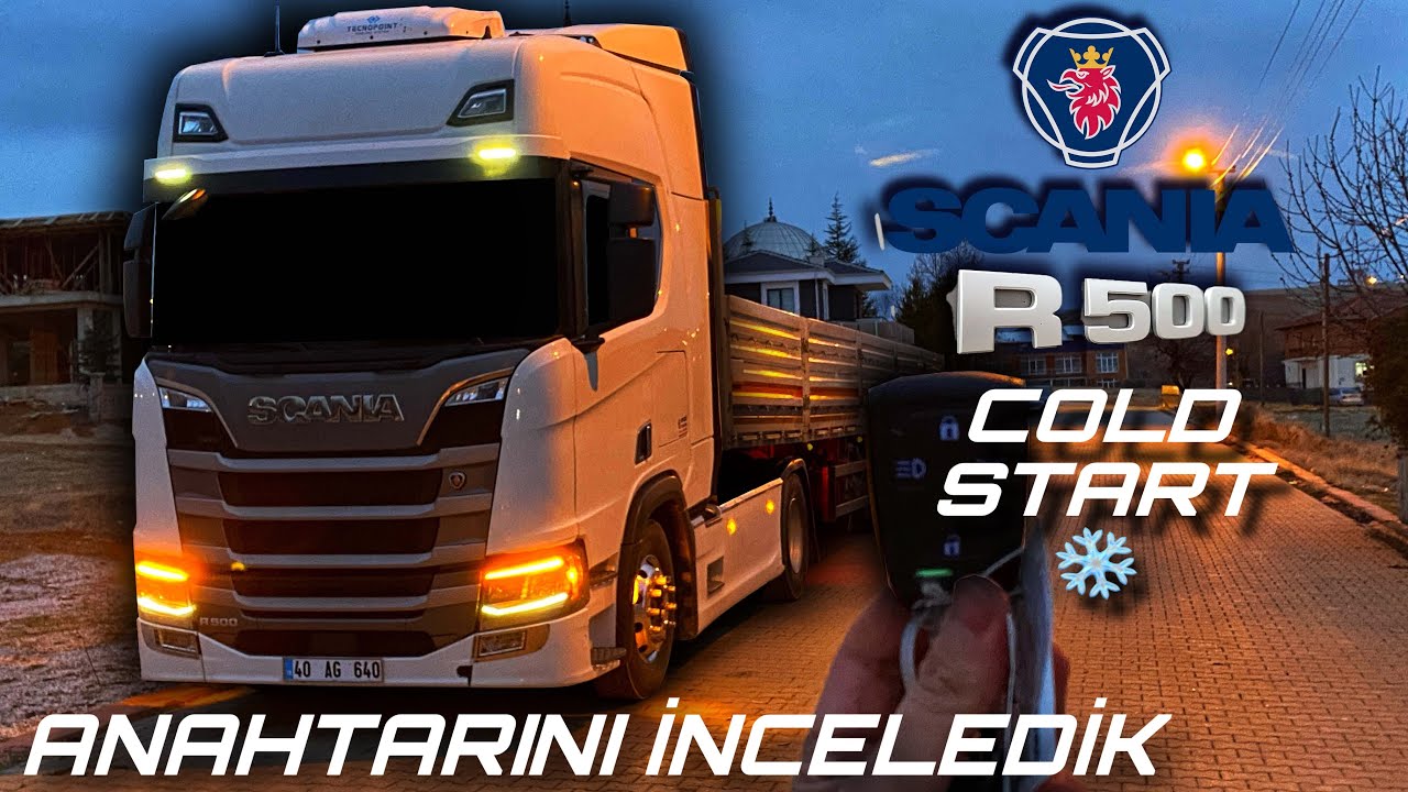 AMİRALE SELAM DUR ! I SCANIA R500 Dynamic 2021 Cold Start ve Kısa İnceleme [4K]