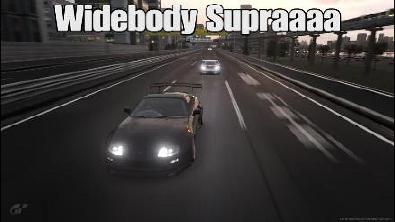 Widebody Supra di Tokyo