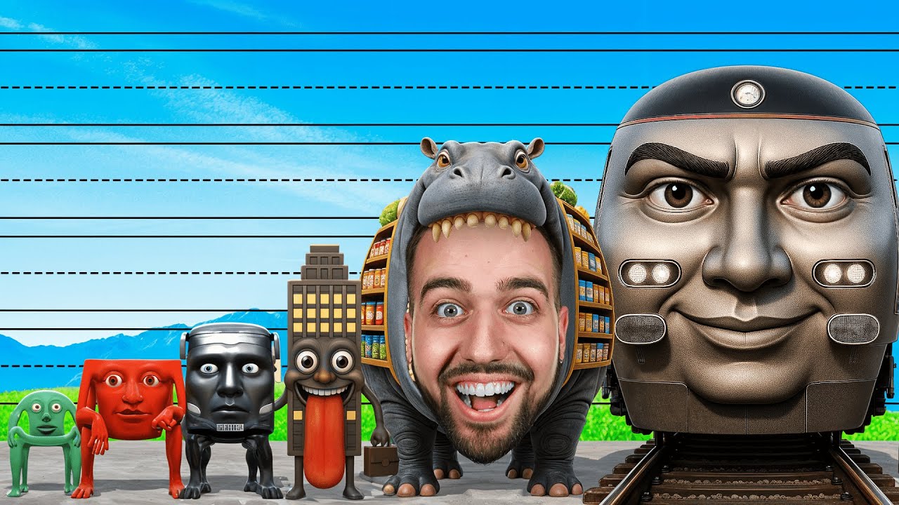 Je MESURE LA TAILLE DES NOUVEAUX ITALIANS BRAINROT !!