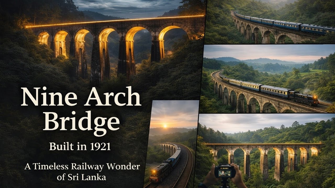 Nine Arch Bridge | The Legendary Railway Bridge of Sri Lanka