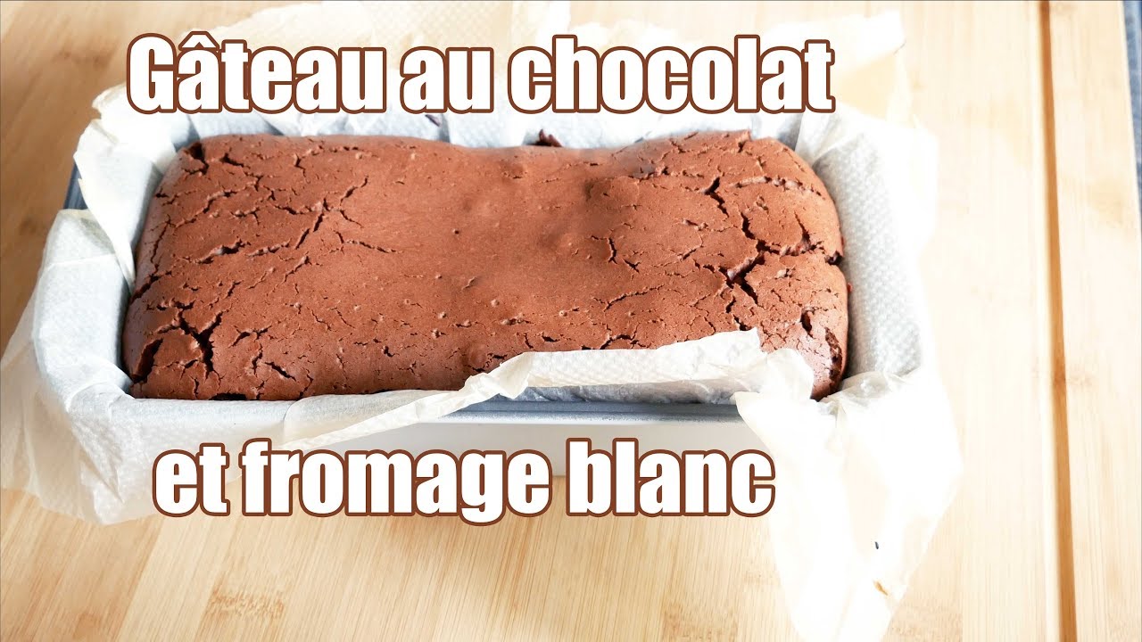 Gâteau fondant au chocolat et fromage blanc 🍫