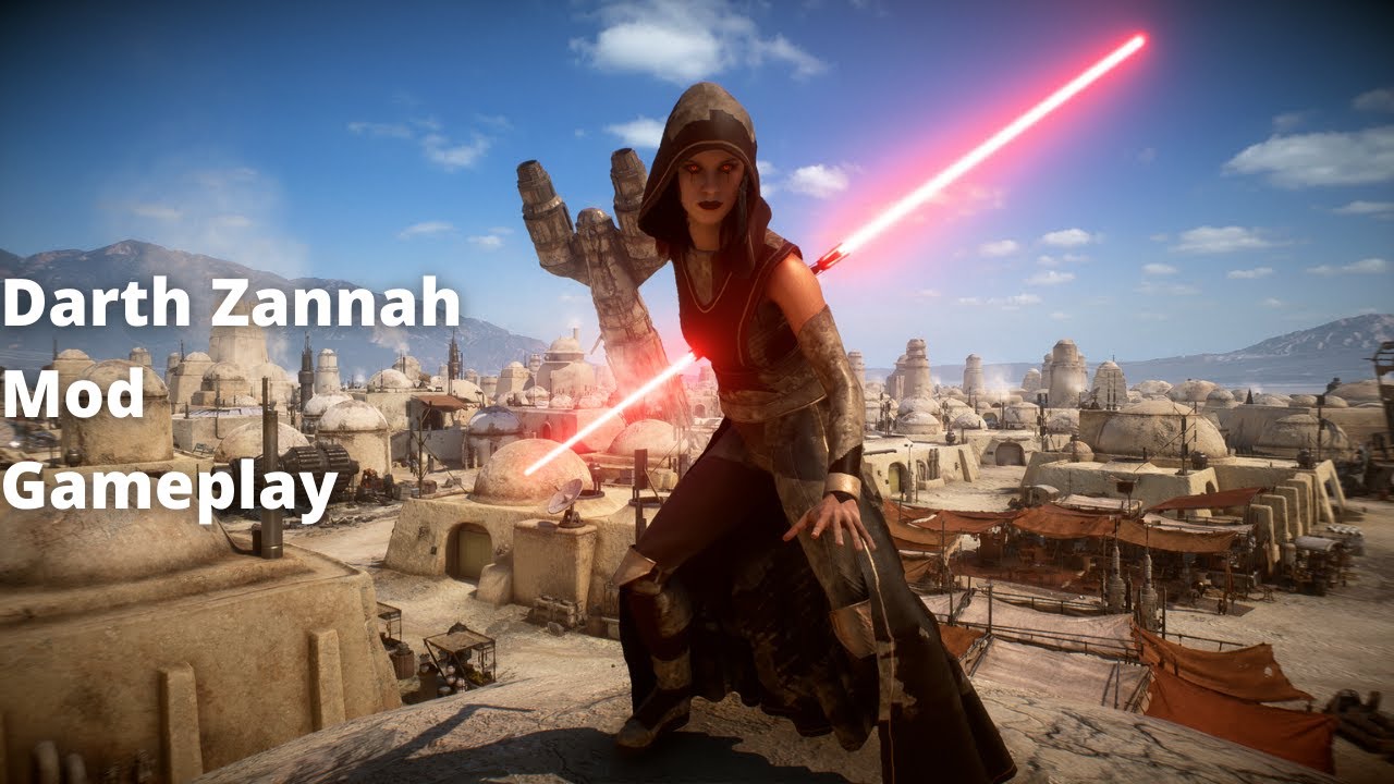 Star Wars Battlefront II - Darth Zannah Mod Gameplay