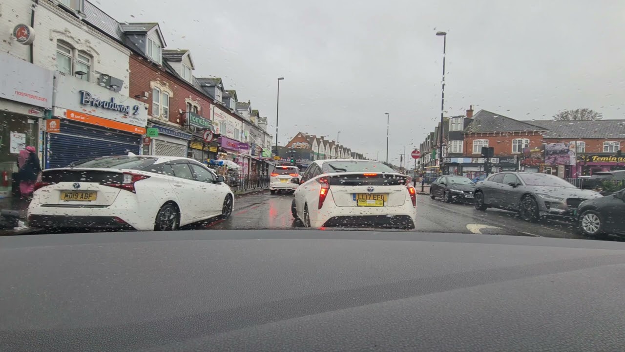 Driving around Birmingham (UK) Part 1
