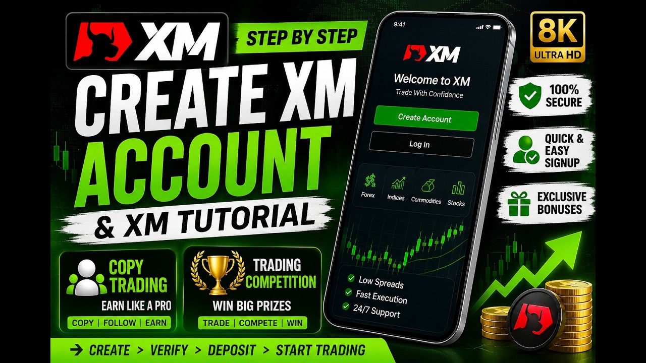🔥 XM Account Tutorial 2026 | Create & Verify XM Account + Copy Trading + Competition