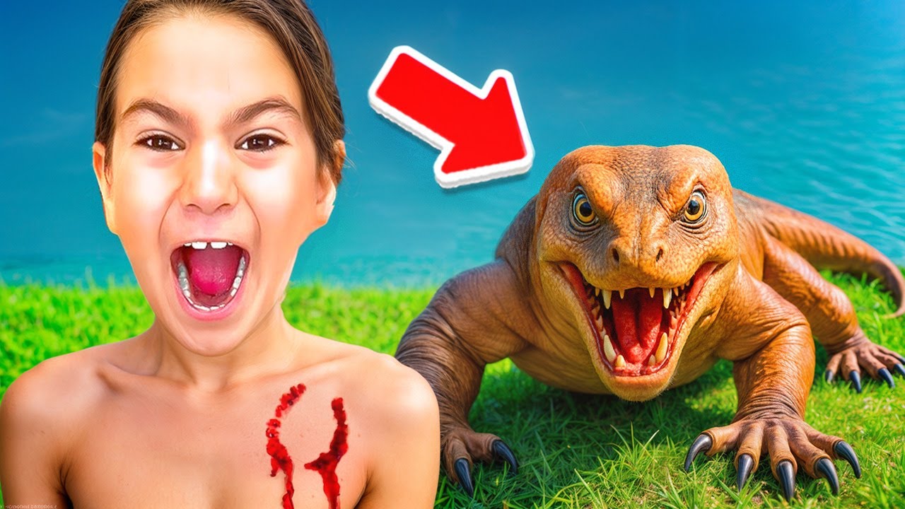 KLEINER JUNGE wurde von einer Rieseneidechse GEBISSEN!😱