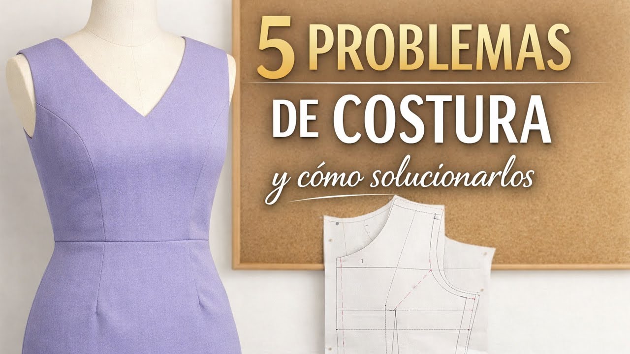 Costura para principiantes: 5 problemas de costura y patronaje muy comunes + soluciones fáciles